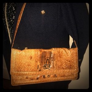Vintage GUCCI Snake skin purse